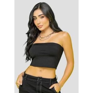 Black Strapless Tube Top american eagle